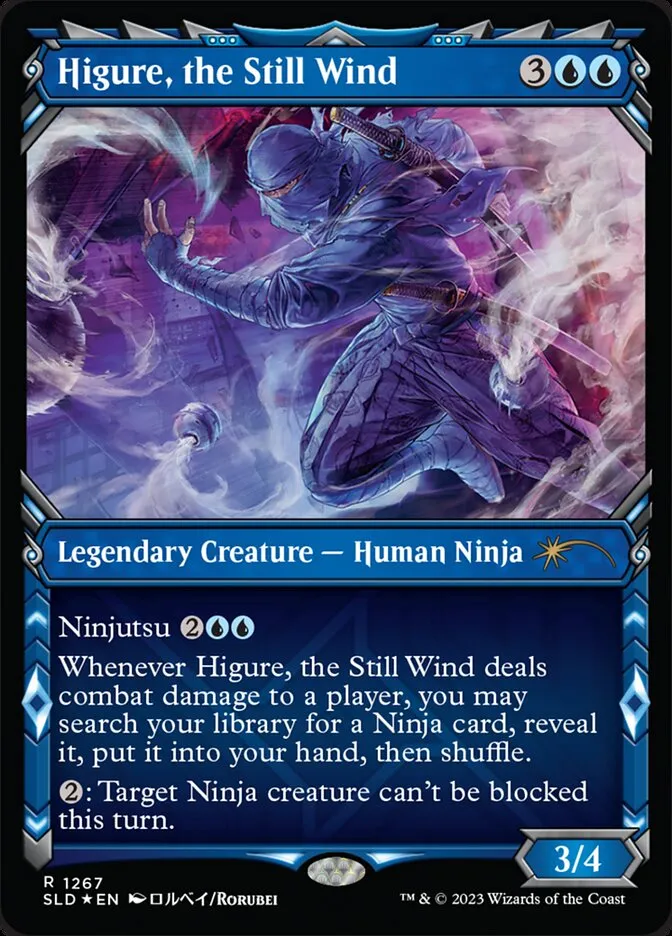 2019 Secret Lair Drop Higure, the Still Wind #1267 rare card image