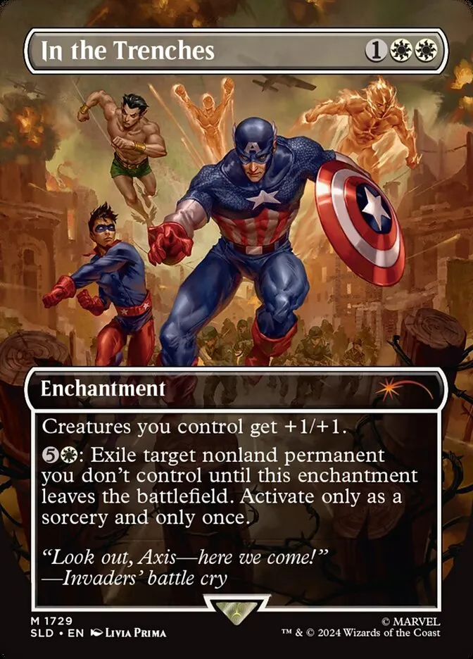 2019 Secret Lair Drop In the Trenches #1729 mythic card image