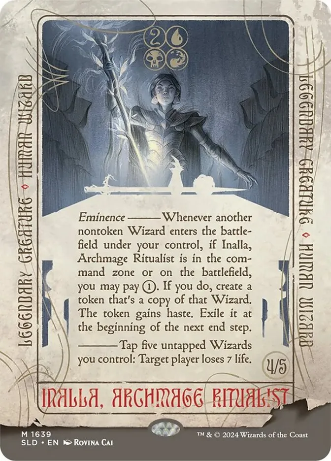 2019 Secret Lair Drop Inalla, Archmage Ritualist #1639 mythic card image