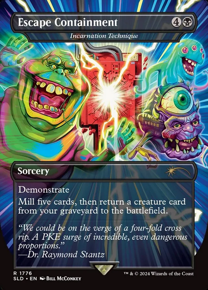 2019 Secret Lair Drop Incarnation Technique #1776 rare card image