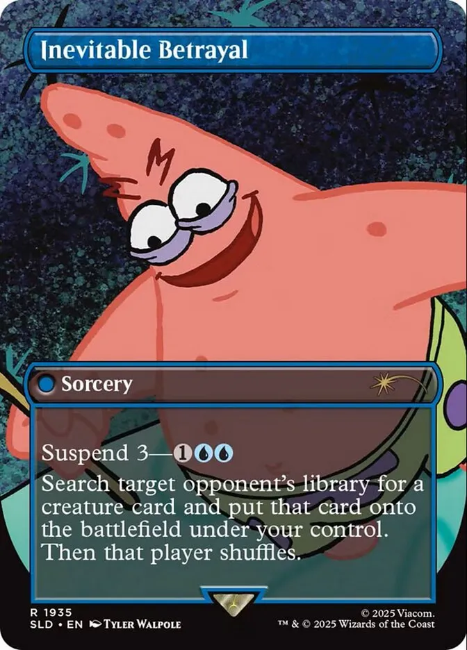 2019 Secret Lair Drop Inevitable Betrayal #1935 rare card image