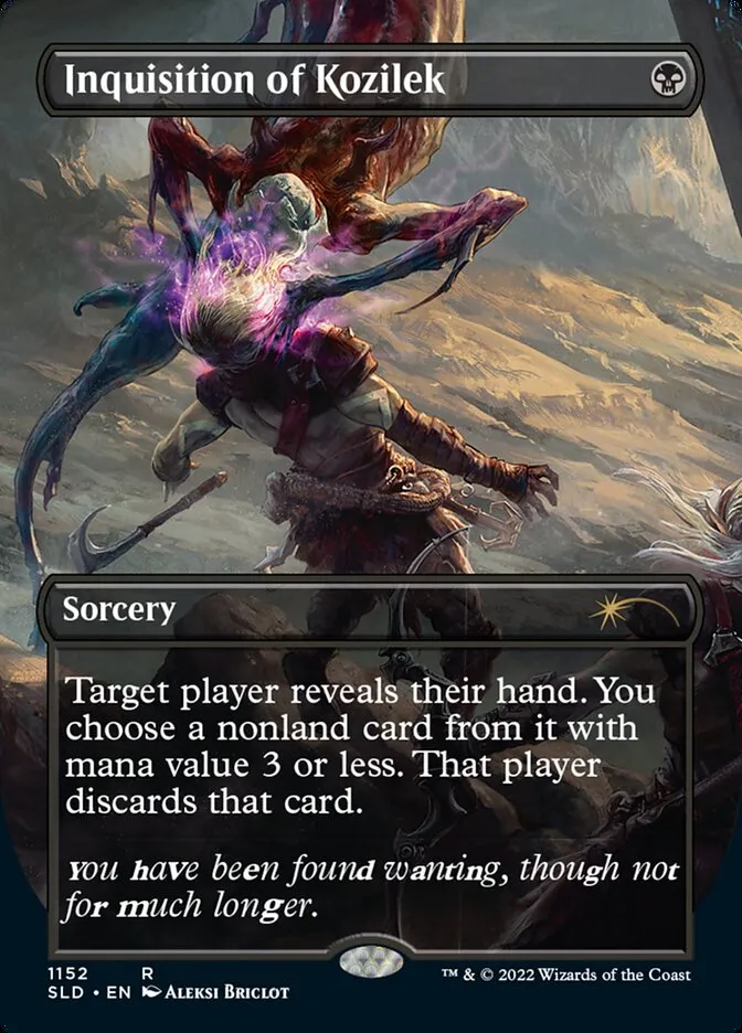2019 Secret Lair Drop Inquisition of Kozilek #1152 rare card image