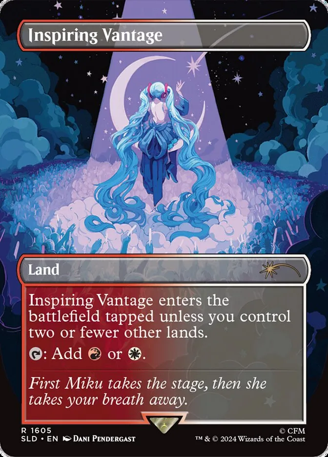 2019 Secret Lair Drop Inspiring Vantage #1605 rare card image
