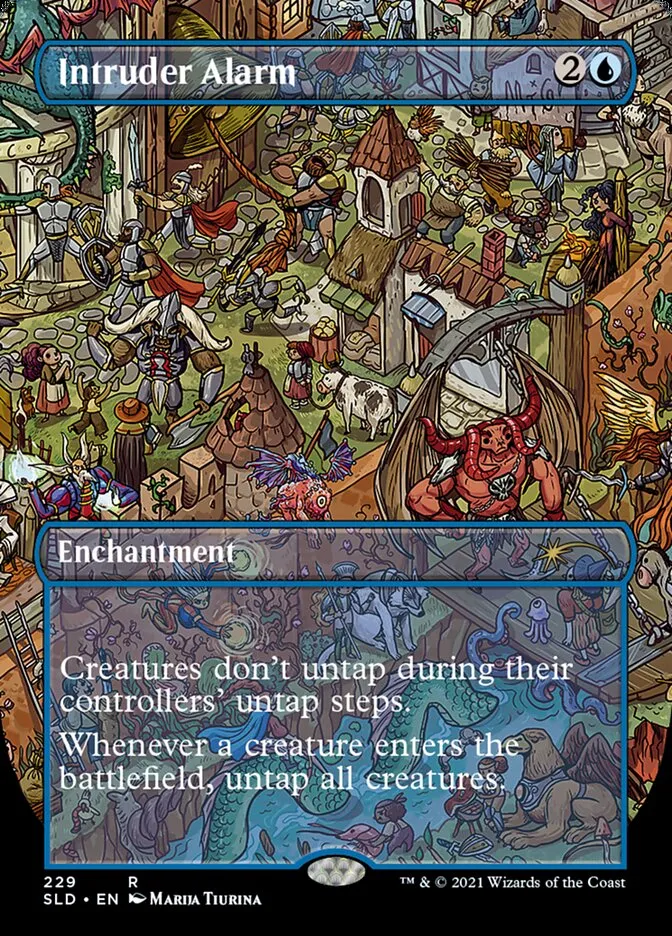 2019 Secret Lair Drop Intruder Alarm #229 rare card image