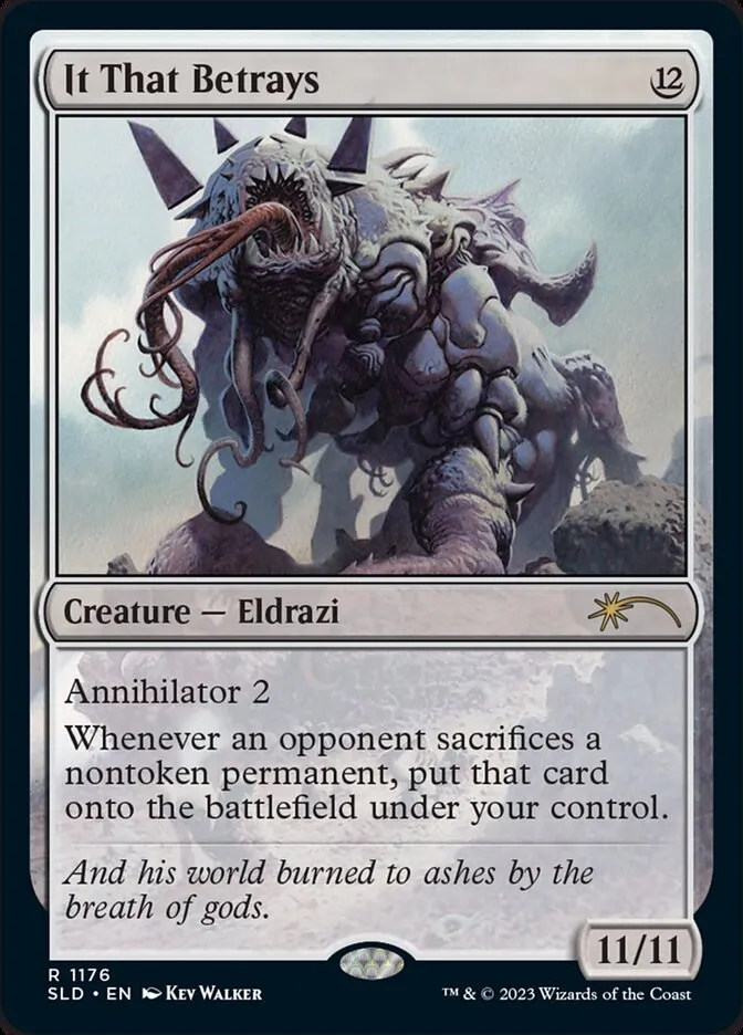 2019 Secret Lair Drop It That Betrays #1176 rare card image