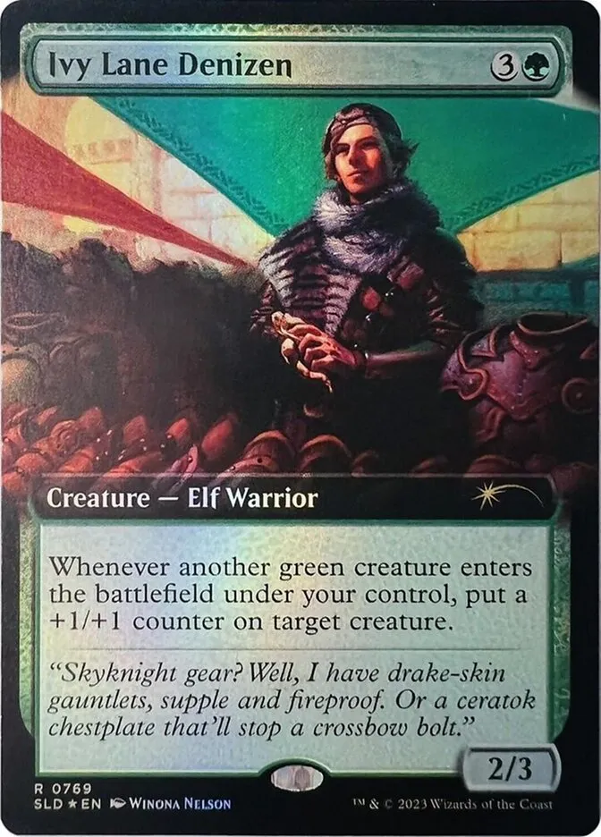 2019 Secret Lair Drop Ivy Lane Denizen #769 rare card image