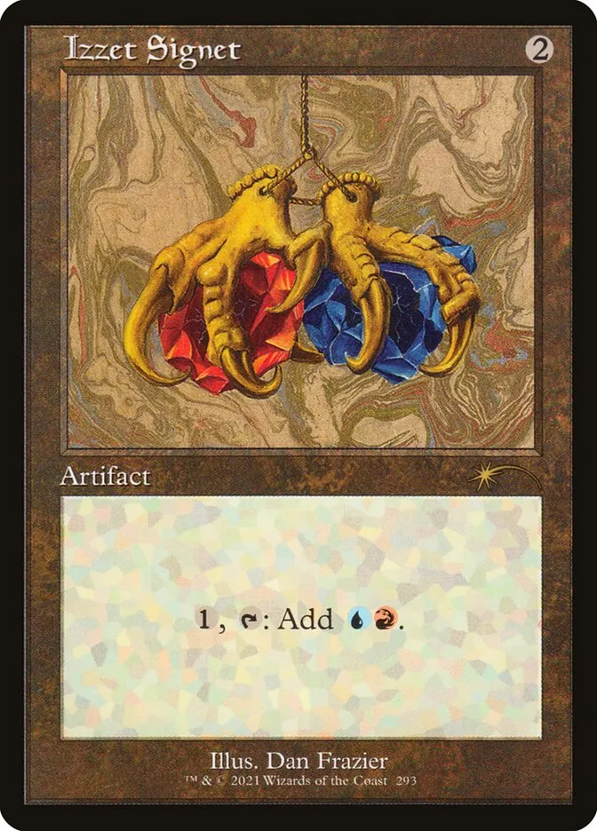 2019 Secret Lair Drop Izzet Signet #293 rare card image