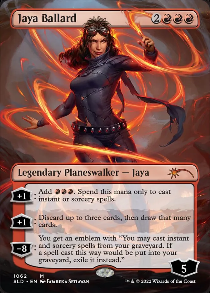 2019 Secret Lair Drop Jaya Ballard #1062 mythic card image