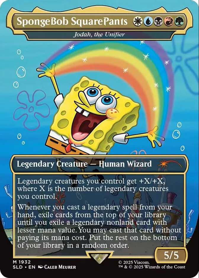 2019 Secret Lair Drop Jodah, the Unifier #1932 mythic card image