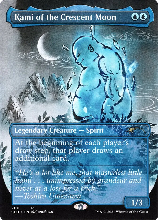 2019 Secret Lair Drop Kami of the Crescent Moon #260 rare card image