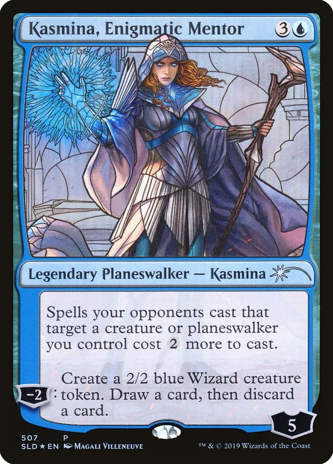 2019 Secret Lair Drop Kasmina, Enigmatic Mentor uncommon #507 uncommon card image