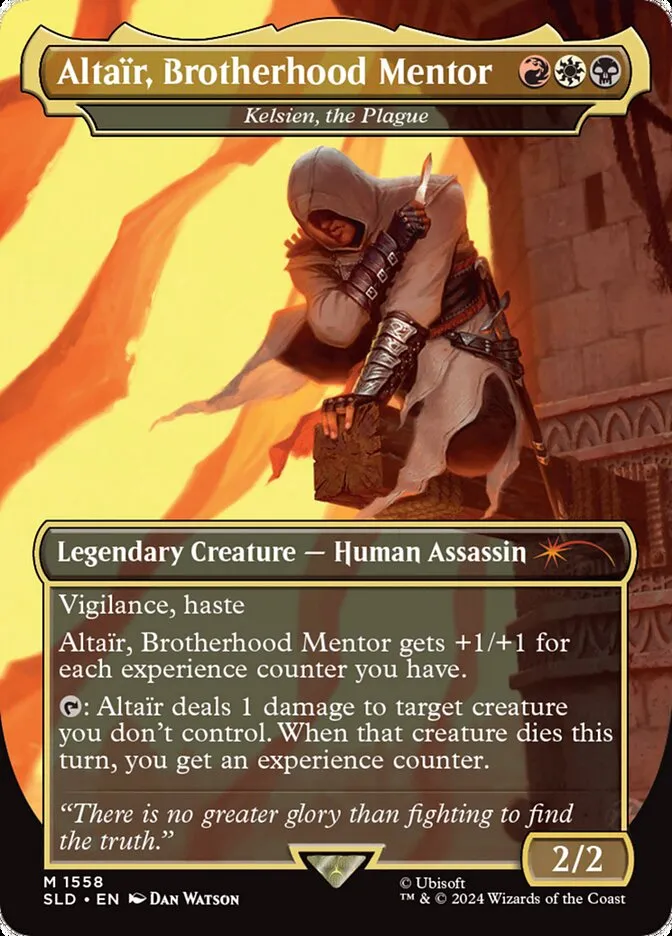 2019 Secret Lair Drop Kelsien, the Plague #1558 mythic card image