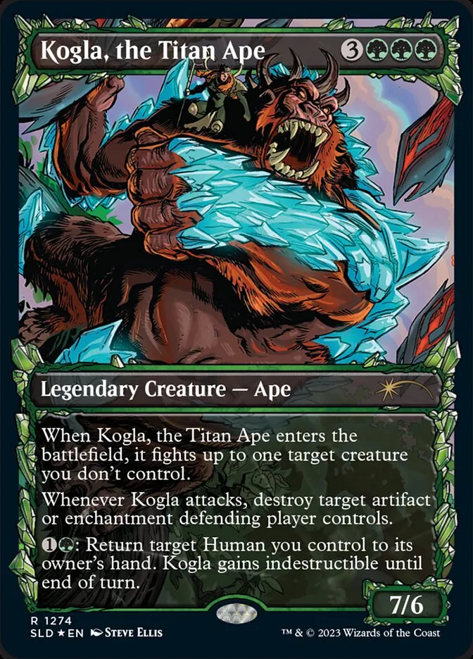 2019 Secret Lair Drop Kogla, the Titan Ape #1274 rare card image