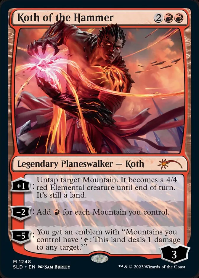 2019 Secret Lair Drop Koth of the Hammer #1248 mythic card image