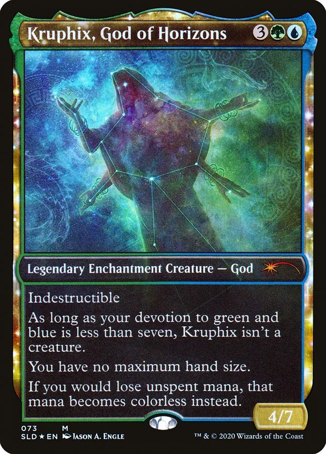 2019 Secret Lair Drop Kruphix, God of Horizons mythic #73 mythic card image