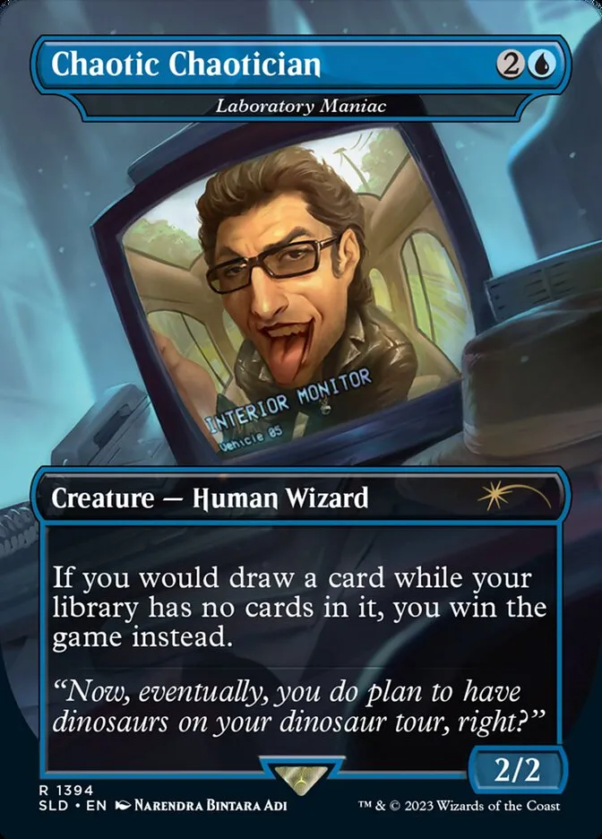 2019 Secret Lair Drop Laboratory Maniac #1394 rare card image