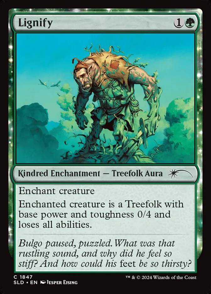 2019 Secret Lair Drop Lignify common #1847 common card image