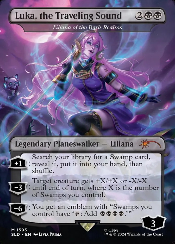 2019 Secret Lair Drop Liliana of the Dark Realms #1593 mythic card image