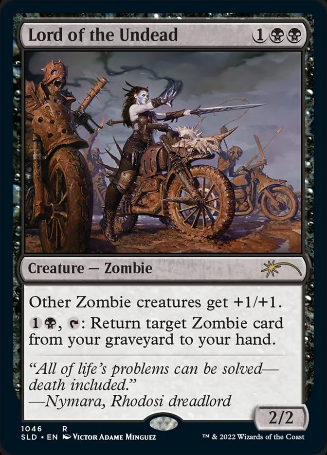 2019 Secret Lair Drop Lord of the Undead #1046 rare card image