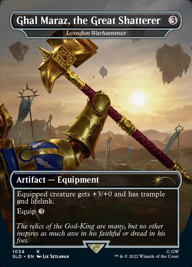 2019 Secret Lair Drop Loxodon Warhammer #1034 rare card image