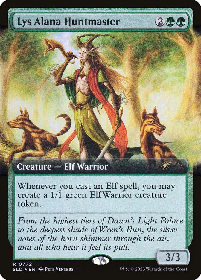 2019 Secret Lair Drop Lys Alana Huntmaster #772 rare card image