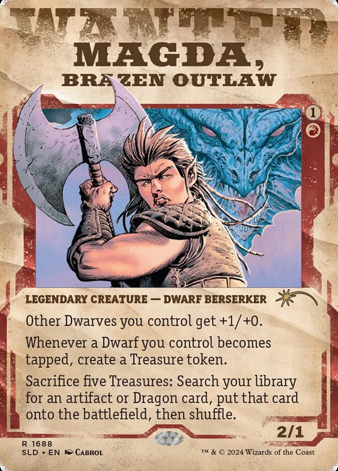 2019 Secret Lair Drop Magda, Brazen Outlaw #1688 rare card image