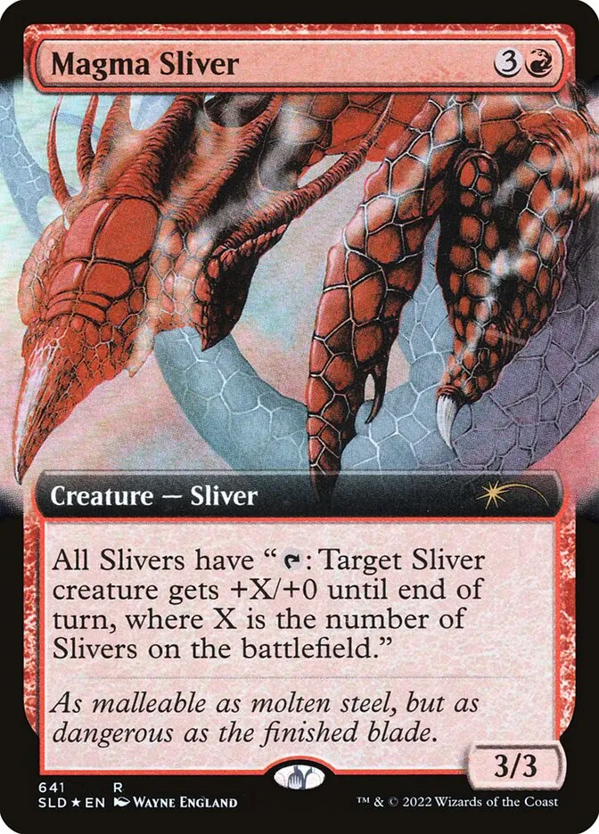 2019 Secret Lair Drop Magma Sliver #641 rare card image
