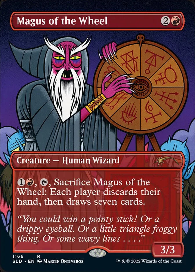 2019 Secret Lair Drop Magus of the Wheel #1166 rare card image