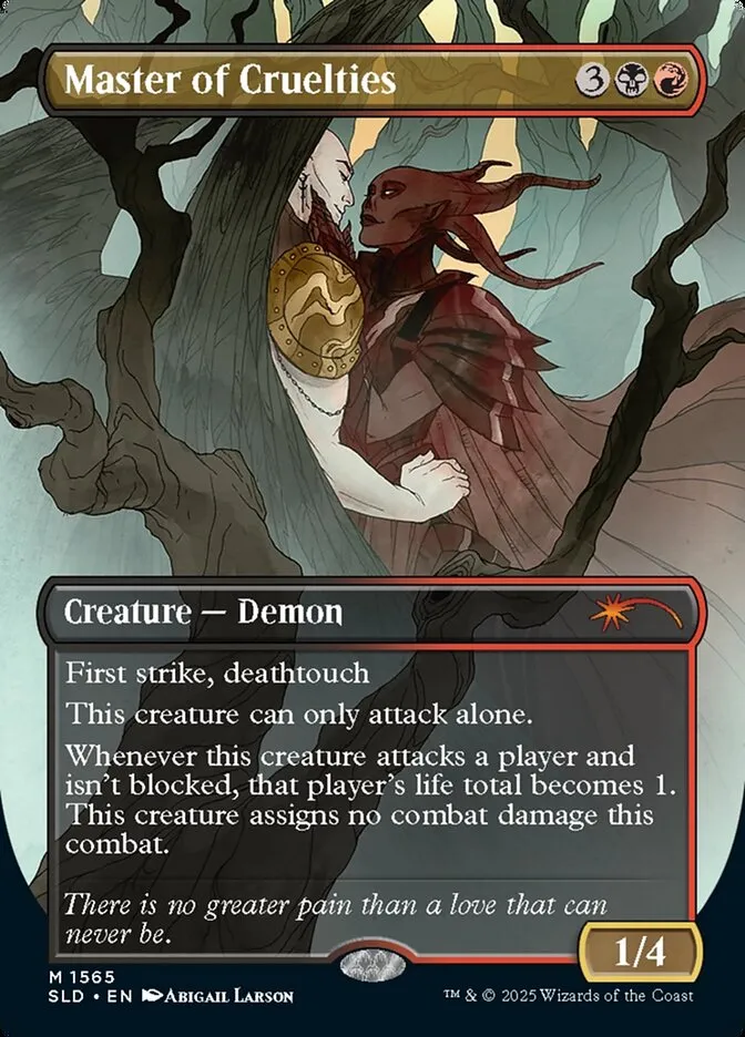 2019 Secret Lair Drop Master of Cruelties #1565 mythic card image