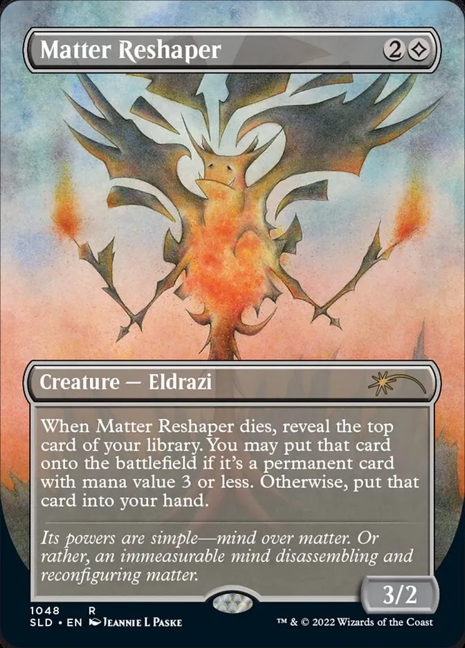 2019 Secret Lair Drop Matter Reshaper #1048 rare card image