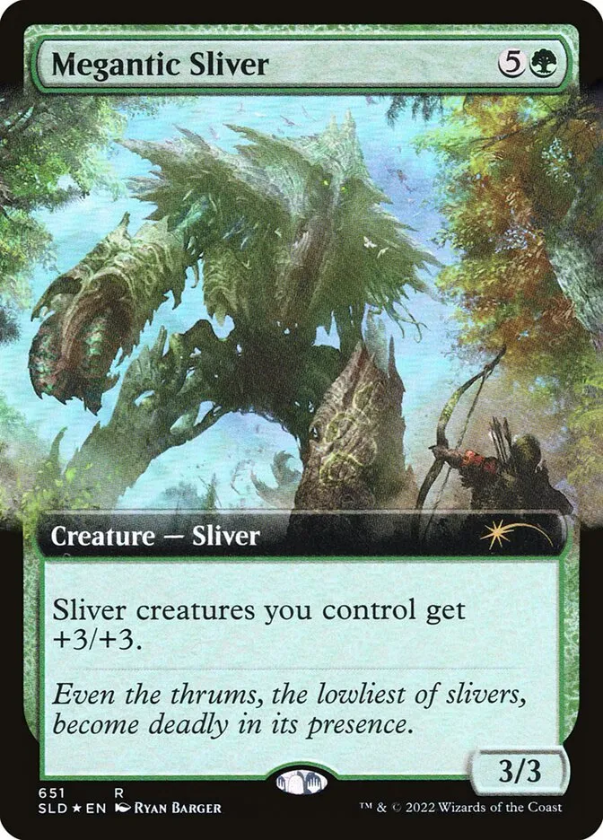 2019 Secret Lair Drop Megantic Sliver #651 rare card image