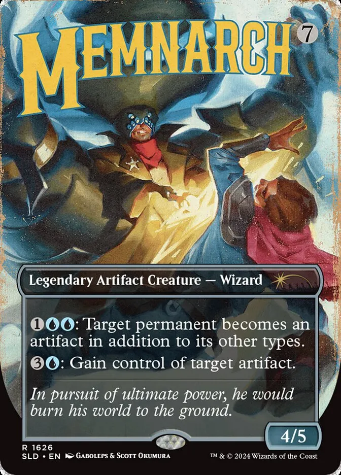 2019 Secret Lair Drop Memnarch #1626 rare card image