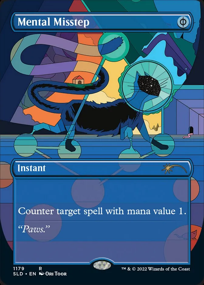 2019 Secret Lair Drop Mental Misstep #1179 rare card image