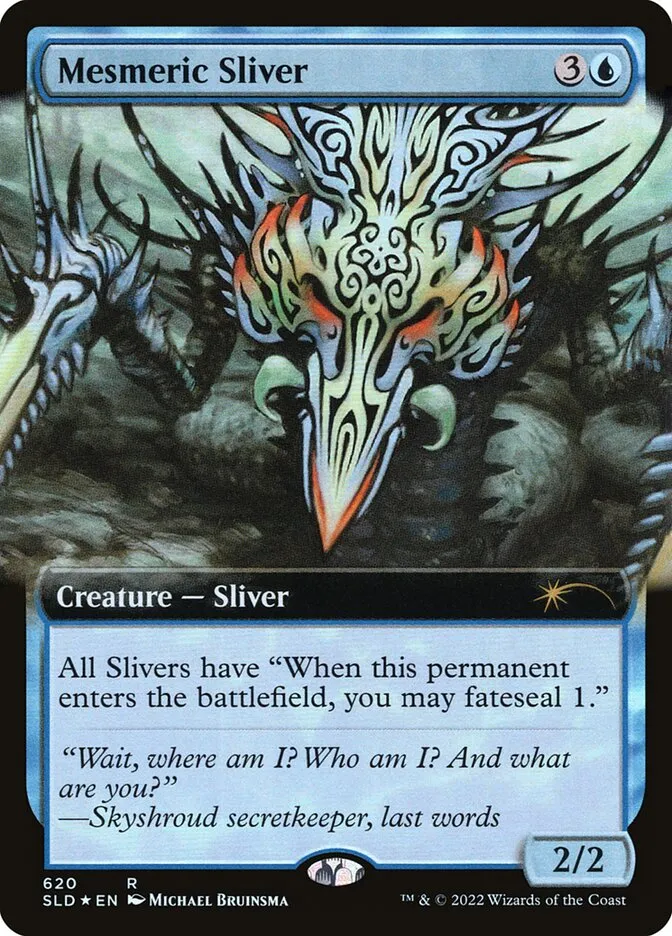 2019 Secret Lair Drop Mesmeric Sliver #620 rare card image