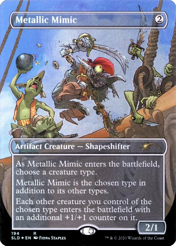 2019 Secret Lair Drop Metallic Mimic #194 rare card image
