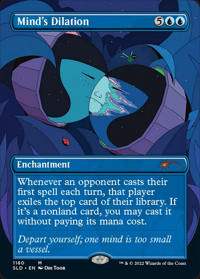 2019 Secret Lair Drop Mind's Dilation #1180 mythic card image