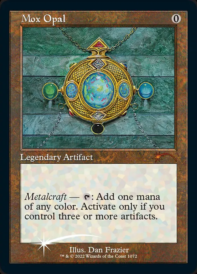 2019 Secret Lair Drop Mox Opal #1072 mythic card image