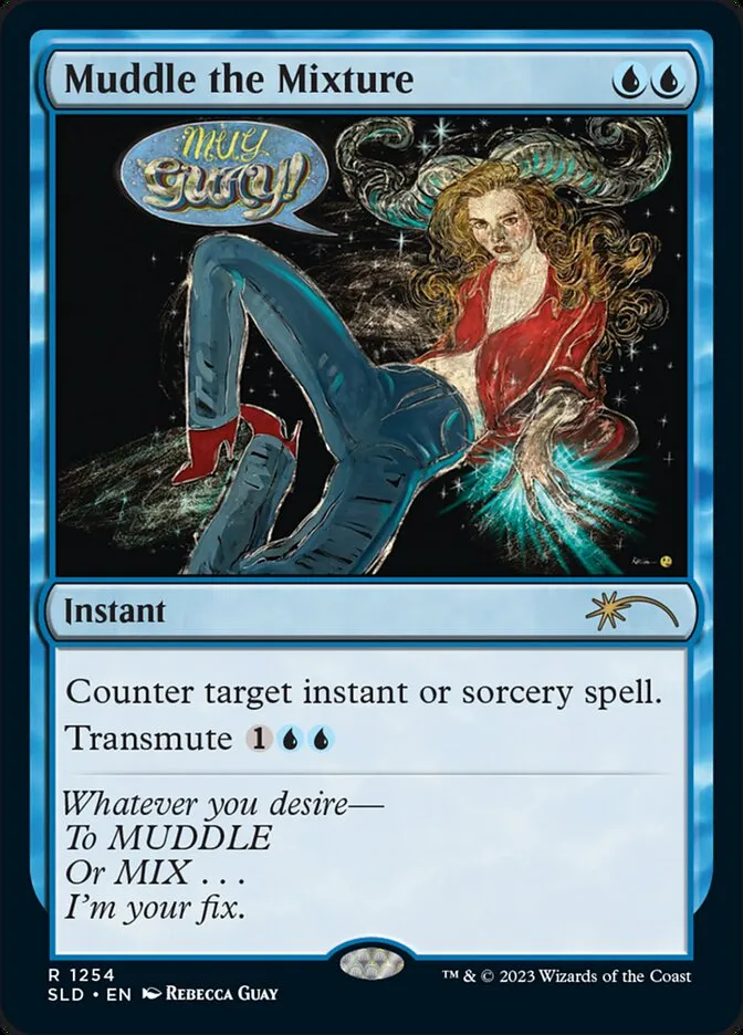 2019 Secret Lair Drop Muddle the Mixture #1254 rare card image
