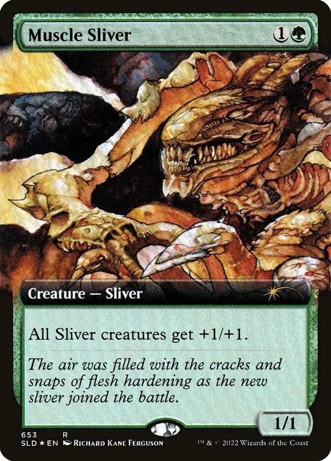 2019 Secret Lair Drop Muscle Sliver #653 rare card image