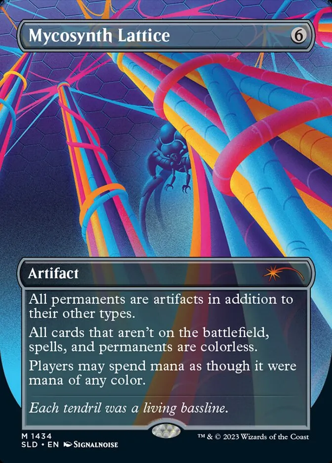 2019 Secret Lair Drop Mycosynth Lattice #1434 mythic card image