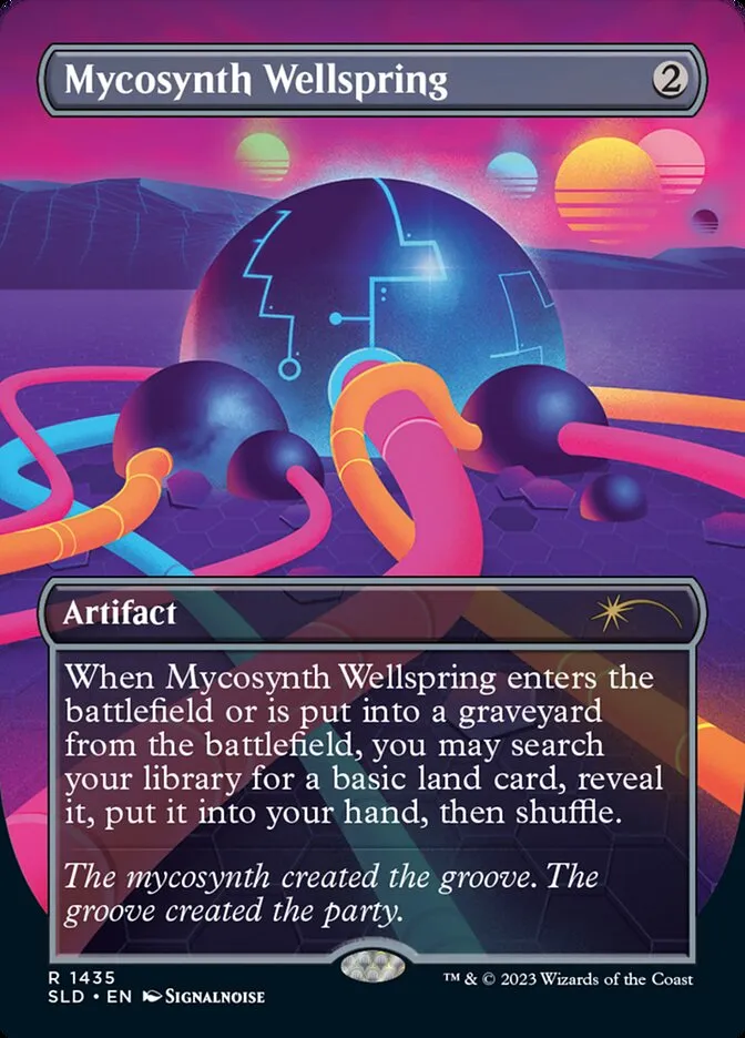 2019 Secret Lair Drop Mycosynth Wellspring #1435 rare card image
