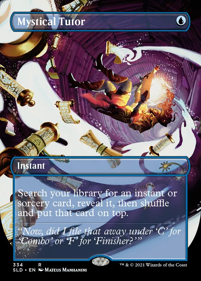 2019 Secret Lair Drop Mystical Tutor #334 rare card image