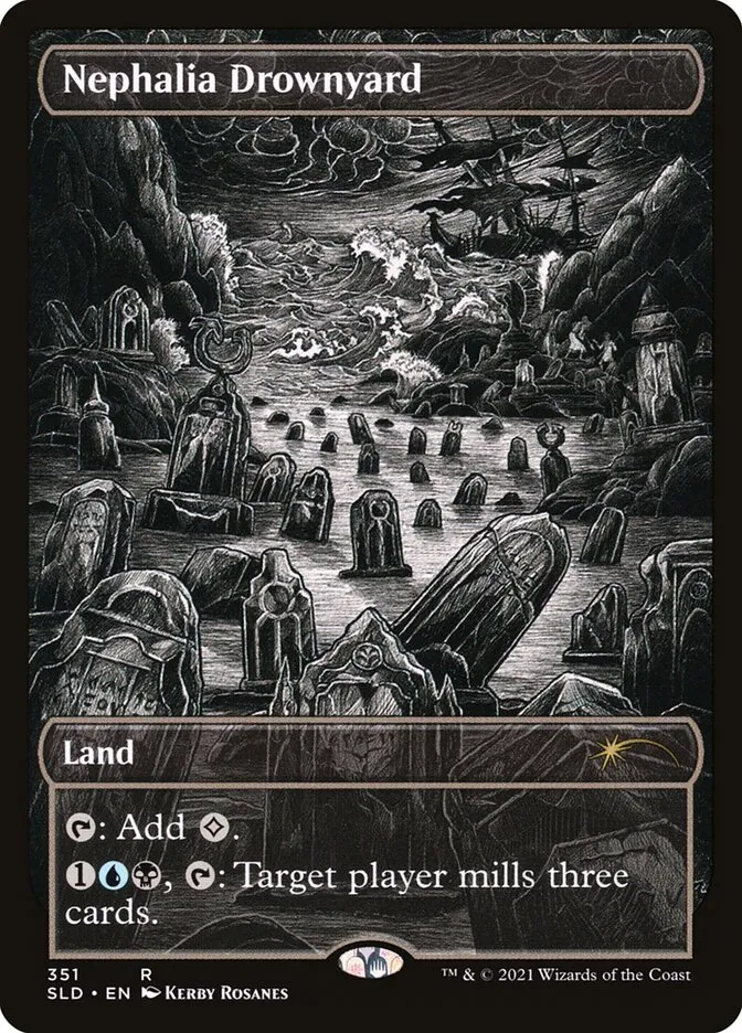 2019 Secret Lair Drop Nephalia Drownyard #351 rare card image