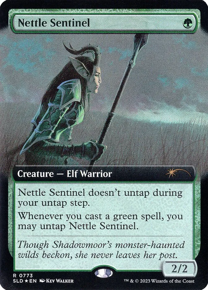 2019 Secret Lair Drop Nettle Sentinel #773 rare card image