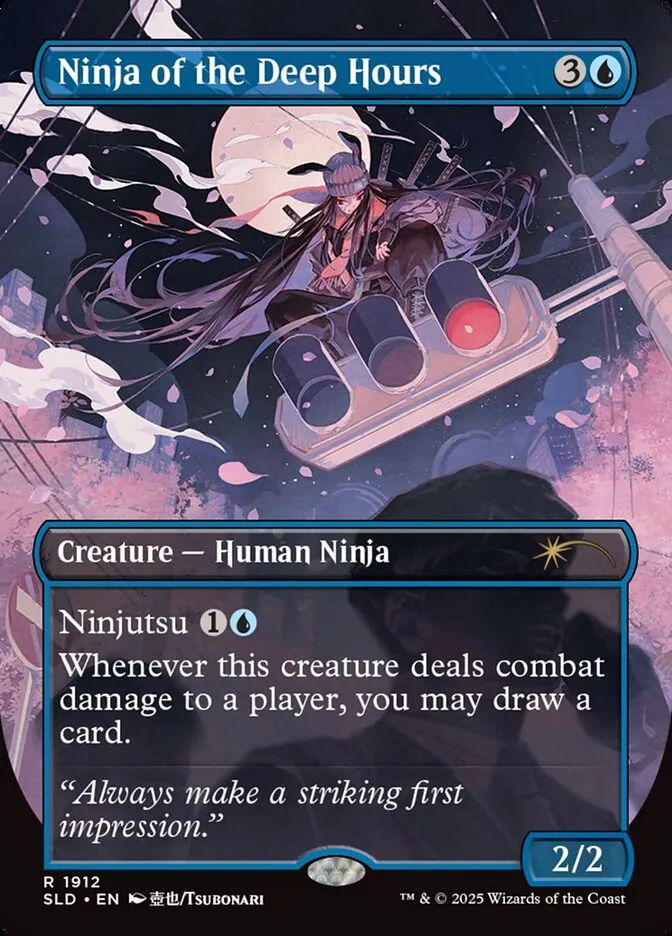 2019 Secret Lair Drop Ninja of the Deep Hours #1912 rare card image