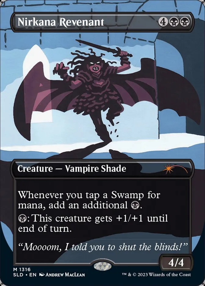 2019 Secret Lair Drop Nirkana Revenant #1316 mythic card image