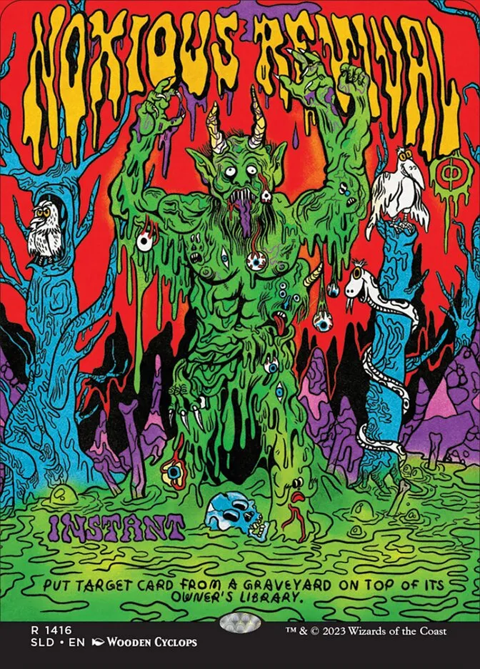 2019 Secret Lair Drop Noxious Revival #1416 rare card image