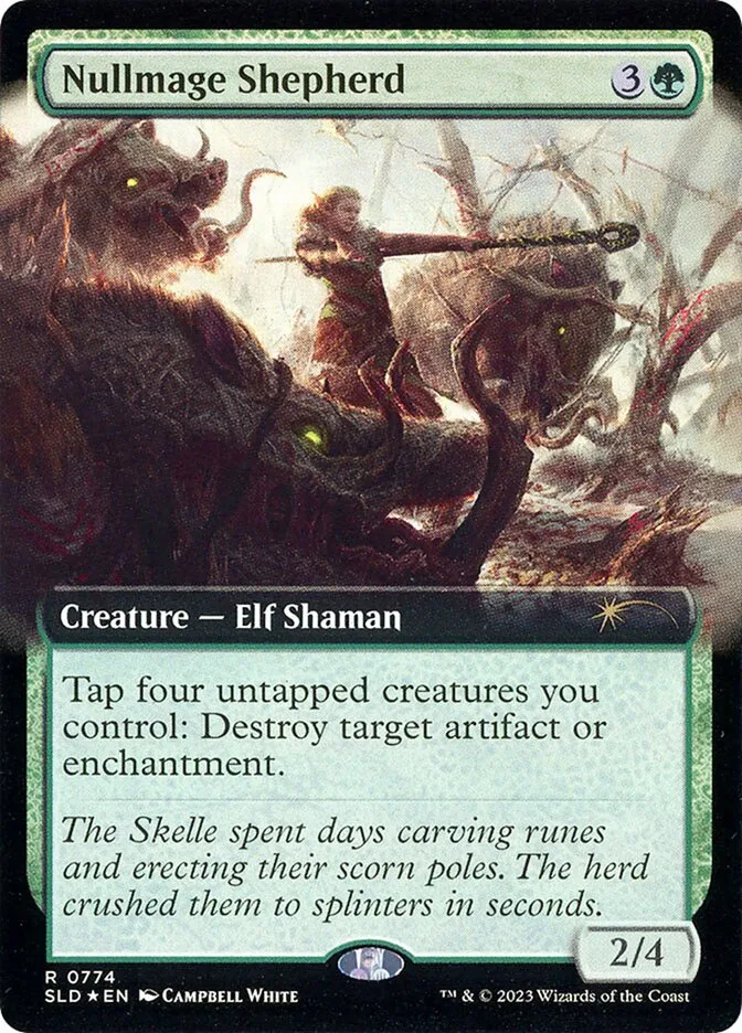 2019 Secret Lair Drop Nullmage Shepherd #774 rare card image