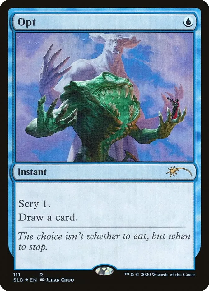 2019 Secret Lair Drop Opt #111 rare card image