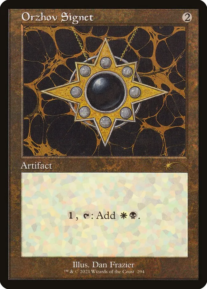 2019 Secret Lair Drop Orzhov Signet #294 rare card image
